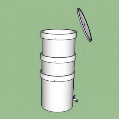 quatrième étape pour fabriquer un lombricompost